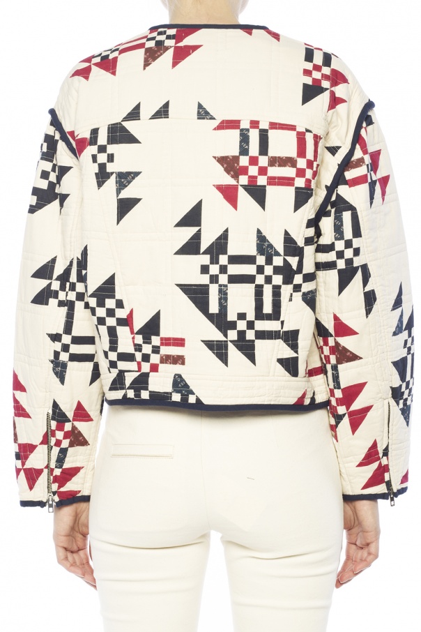 Patterned quilted jacket Isabel Marant Vitkac Canada